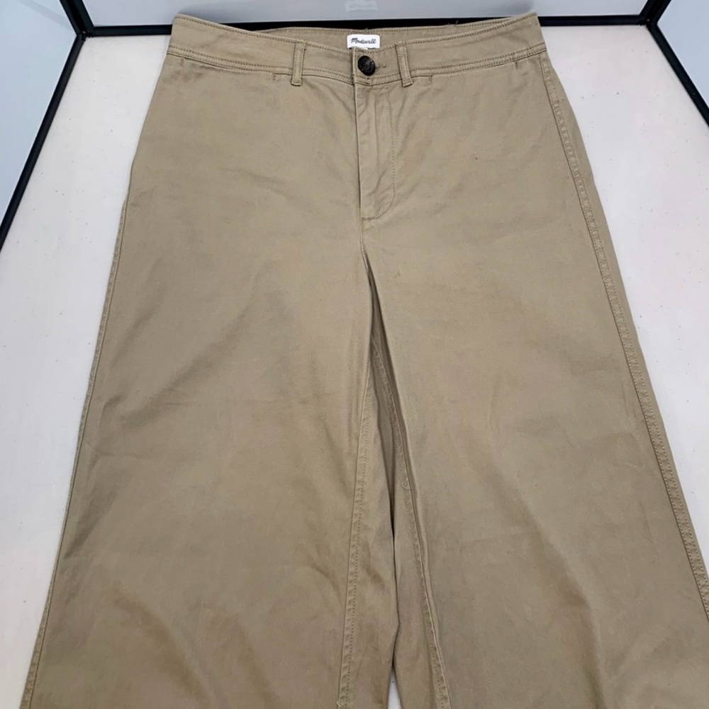 Madewell Pants Adult Size 29 Khaki Wide Leg Crop Style G7641 Women